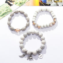CRYSTAL BEAD BRACELET TASSEL STONE