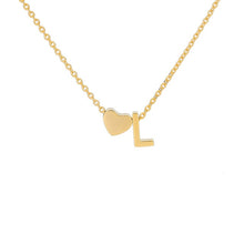 Your Initial Heart Necklace