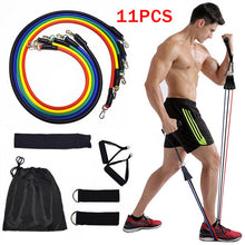 Resistance Bands 17 Piece Set Home Workout New HQ  🔥35 % OFF Fast Shipping 4-7 days🔥Today Only