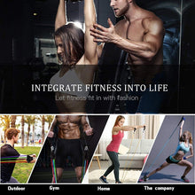 Resistance Bands 17 Piece Set Home Workout New HQ  🔥35 % OFF Fast Shipping 4-7 days🔥Today Only