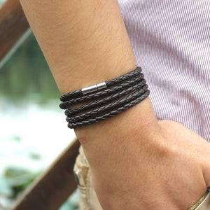 LEGEND BANGLE LEATHER FASHION BRACELET