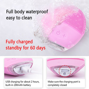 ELECTRIC FACE CLEANSING MASSAGER BRUSH