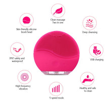 ELECTRIC FACE CLEANSING MASSAGER BRUSH